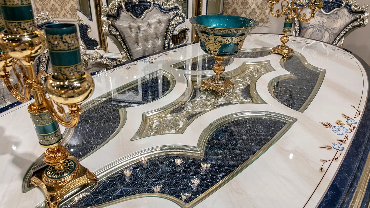 Florya Lacivert Yemek Odası Takımı, görsel 9