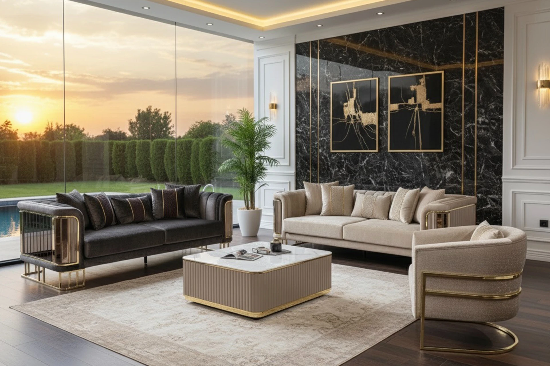 Luxori oturma odası takımı
